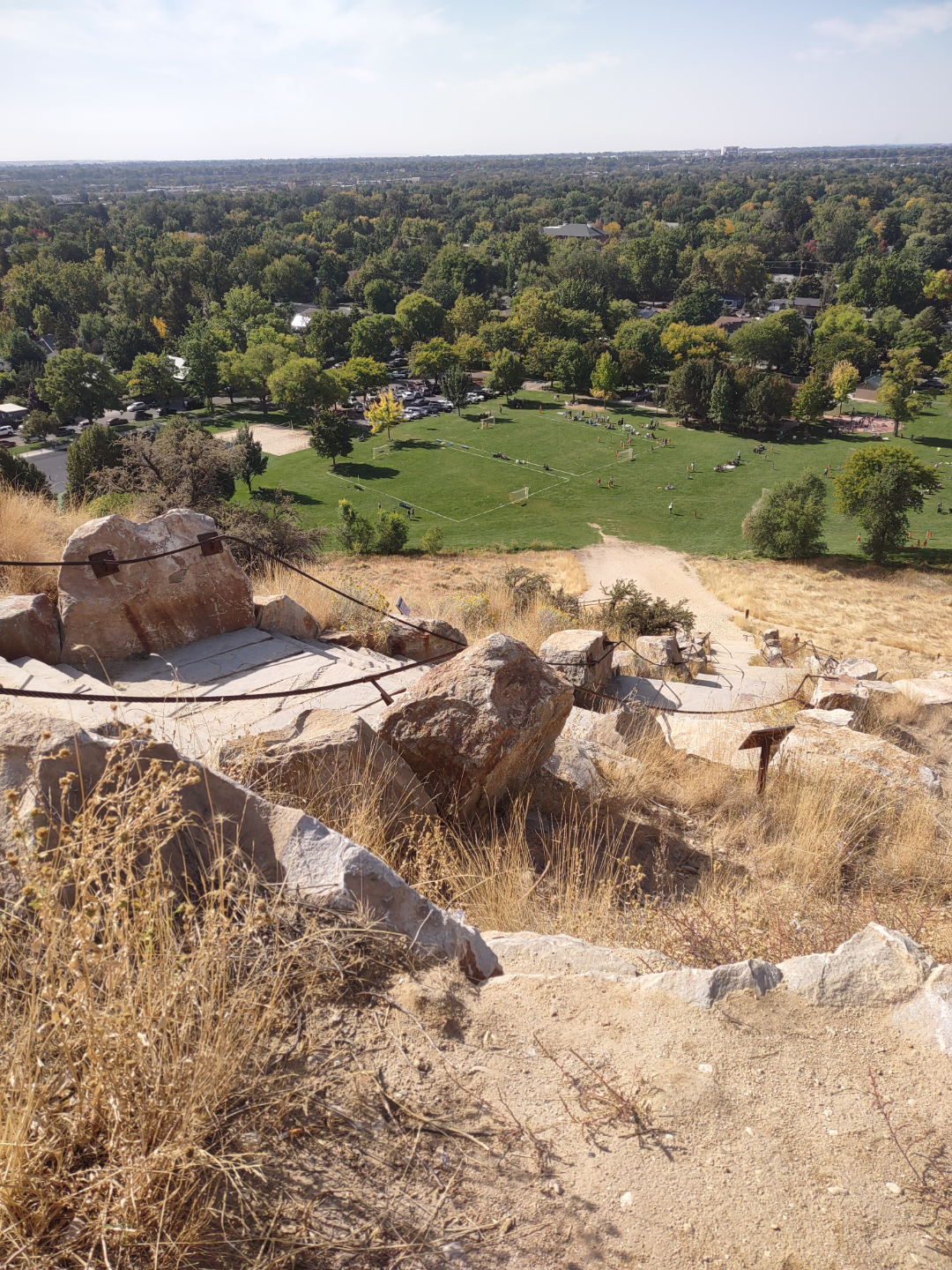 Looking Back at What We Just Climbed